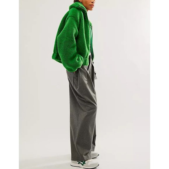 FREE PEOPLE Get Cozy Teddy Jacket / Rolling Hills - Picture 8 of 16